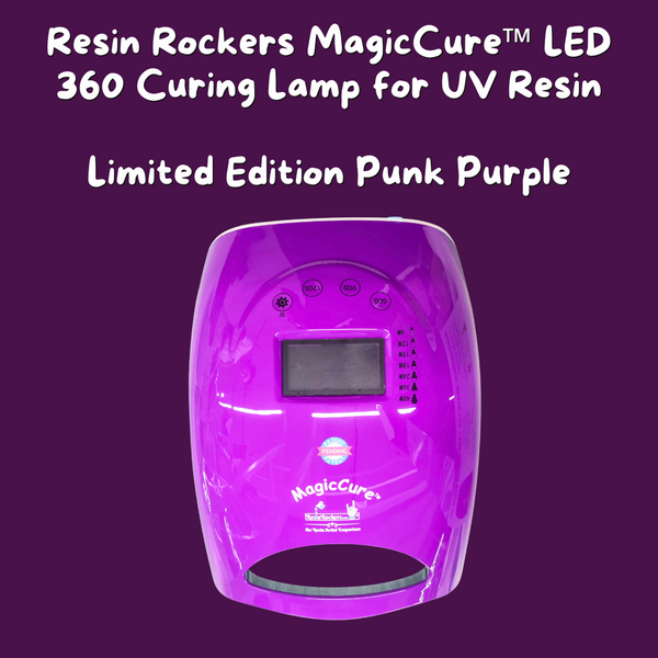 Limited Edition Punk Purple Resin Rockers MagicCure™️ LED 360
