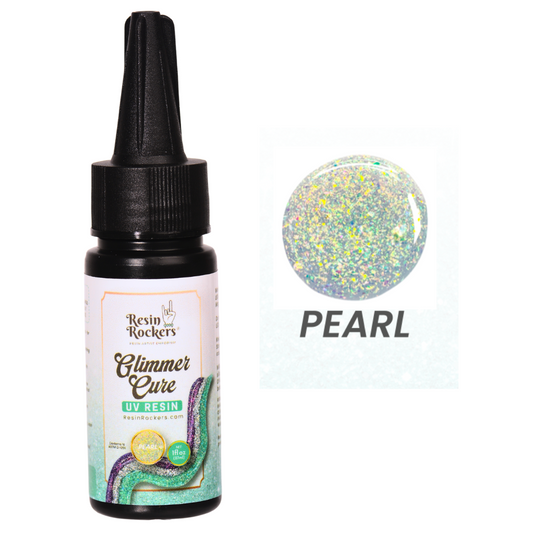 Glimmer Cure Glitter UV Resin Hard Type™️ - Individual Bottles Only