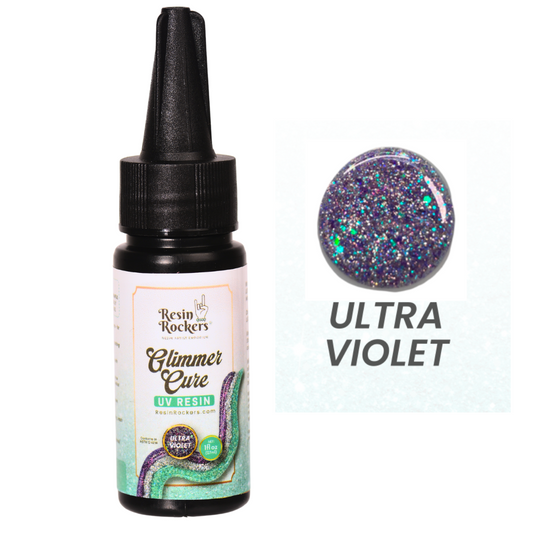 Glimmer Cure Glitter UV Resin Hard Type™️ - Individual Bottles Only