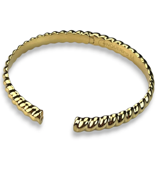 Willow Twist CONQUERing Bangle Bracelet Jewelry Base - Resin Rockers