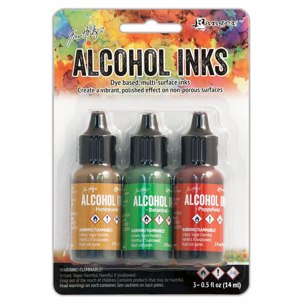 Ranger Tim Holtz Alcohol Ink Kit 3 Packs- Multiple Options Available
