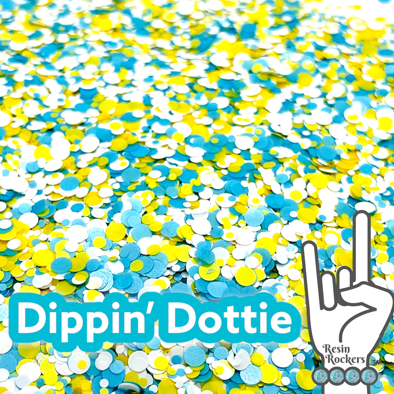 Dippin' Dottie Premium Pixie for Poxy Dot Chunky Glitter Mix