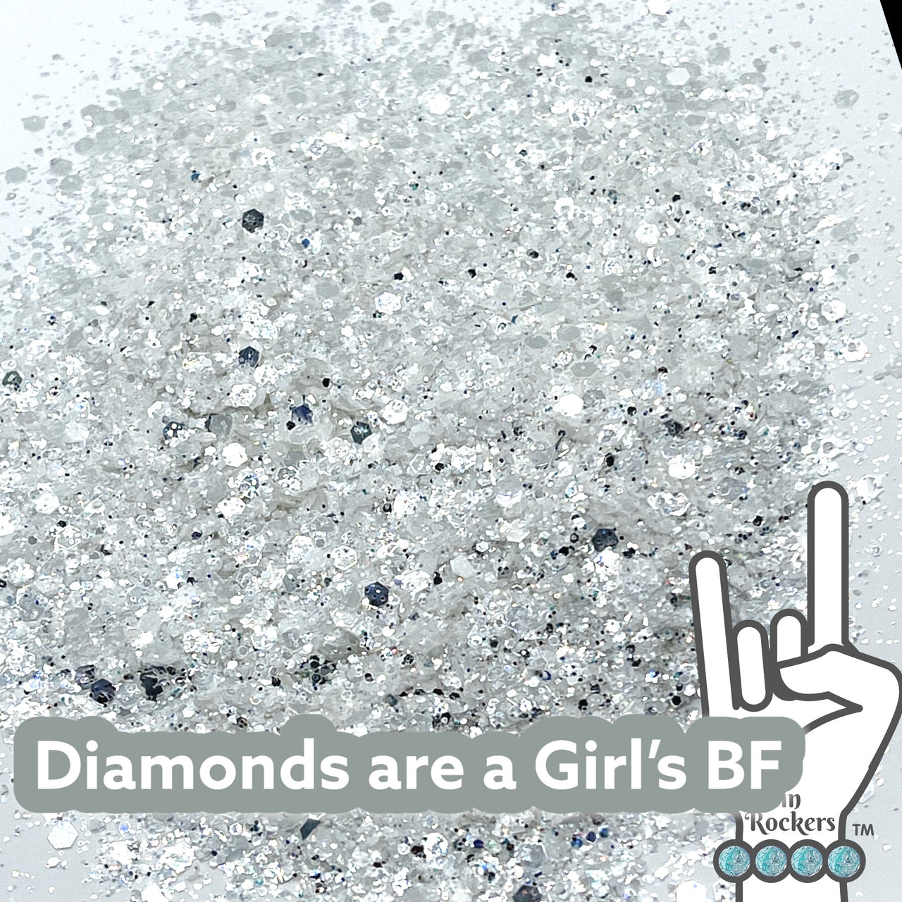Diamonds are a Girl's BF Premium Pixie for Poxy Chunky Glitter Mix