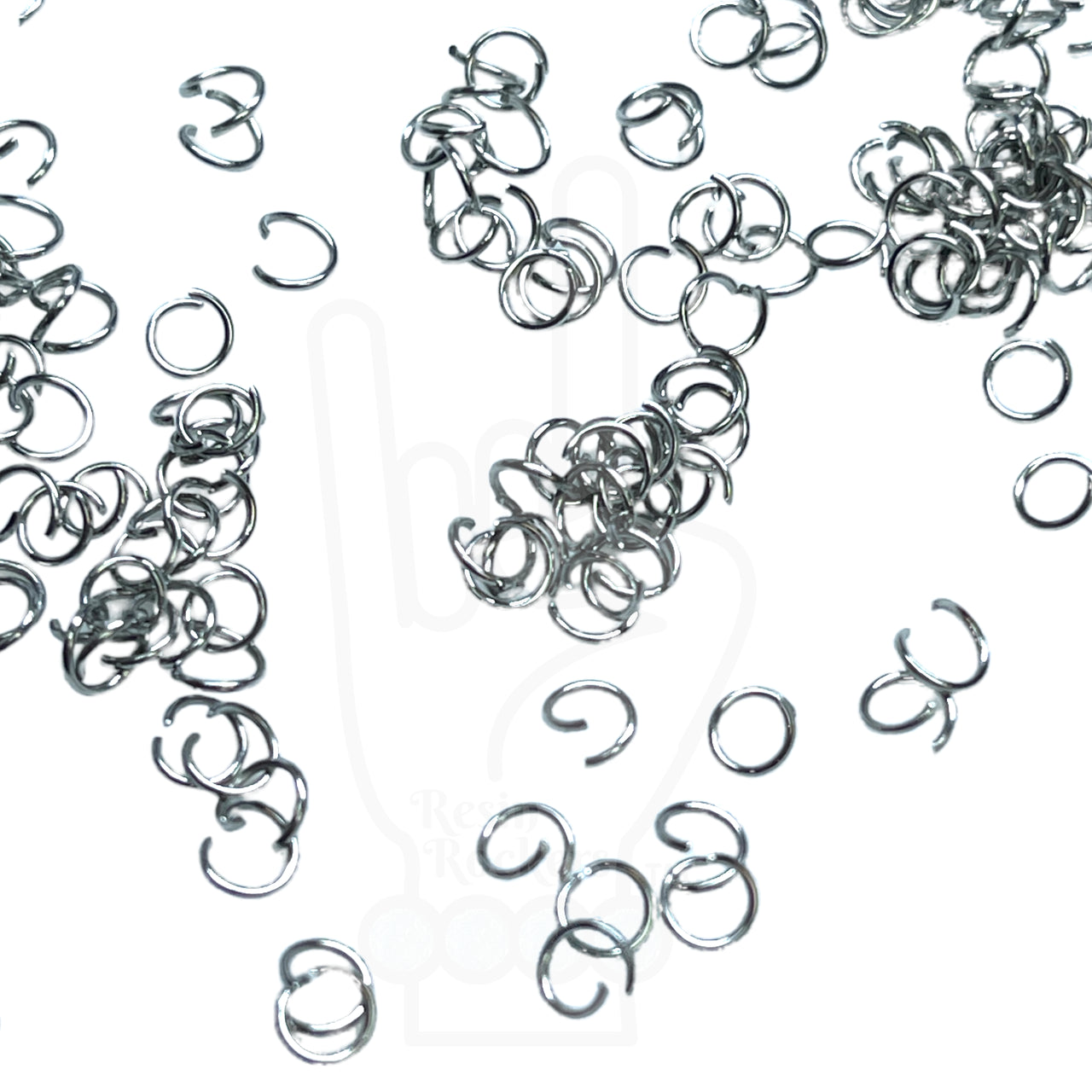 5mm Stainless Steel Jump Rings for Dangle Earrings  (approx. 100)