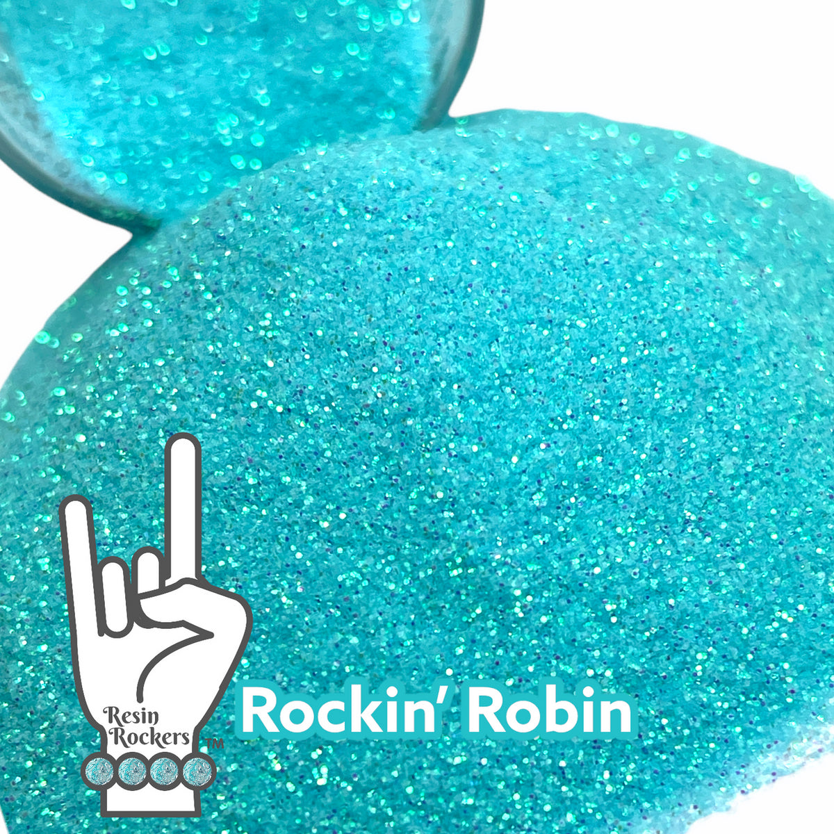 Rockin&#39; Robin Blue Pixie for Poxy Micro Fine Glitter