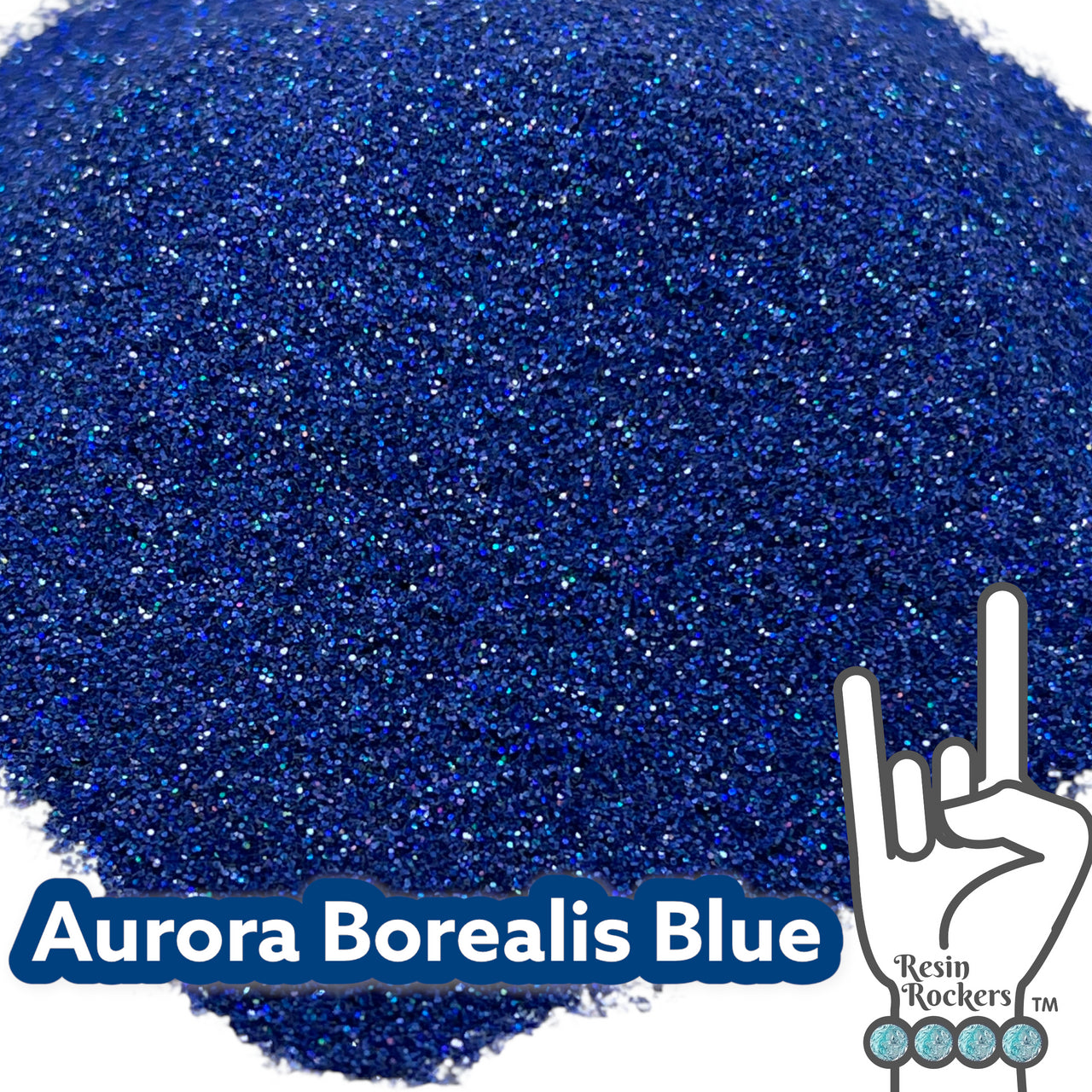 Aurora Borealis Blue Holographic Pixie for Poxy Micro Fine Glitter