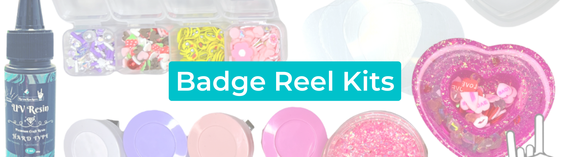 Badge Reel Kits  Resin Molds and Glitter