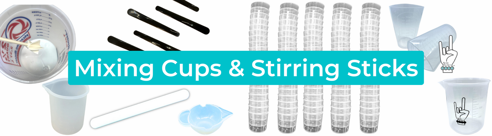 Mixing Cups & Stirring Sticks