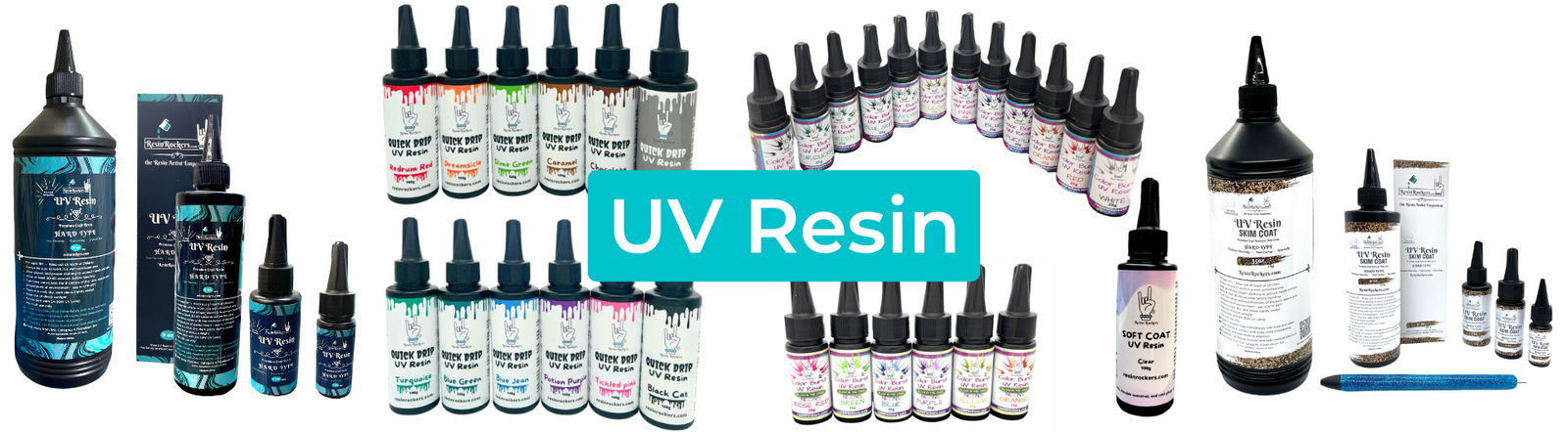 Resin Rockers UV Resin Skim Coat Formula for Pens Hard Type Ultra Fast