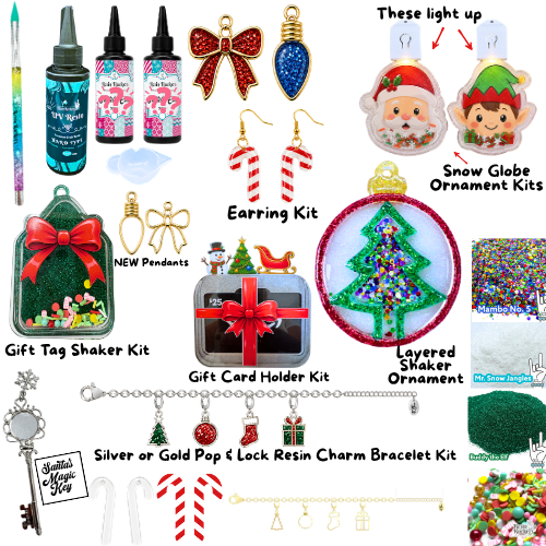 Handmade for the Holidays UV Resin Workshop Kit- FREE CLASS Nov. 5 PRE-ORDER