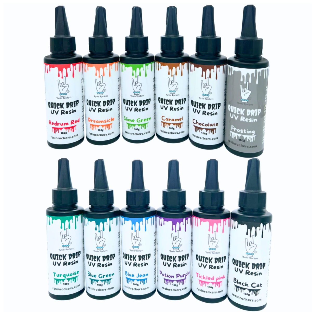 Quick Drip 3D UV Resin– Individual Bottles