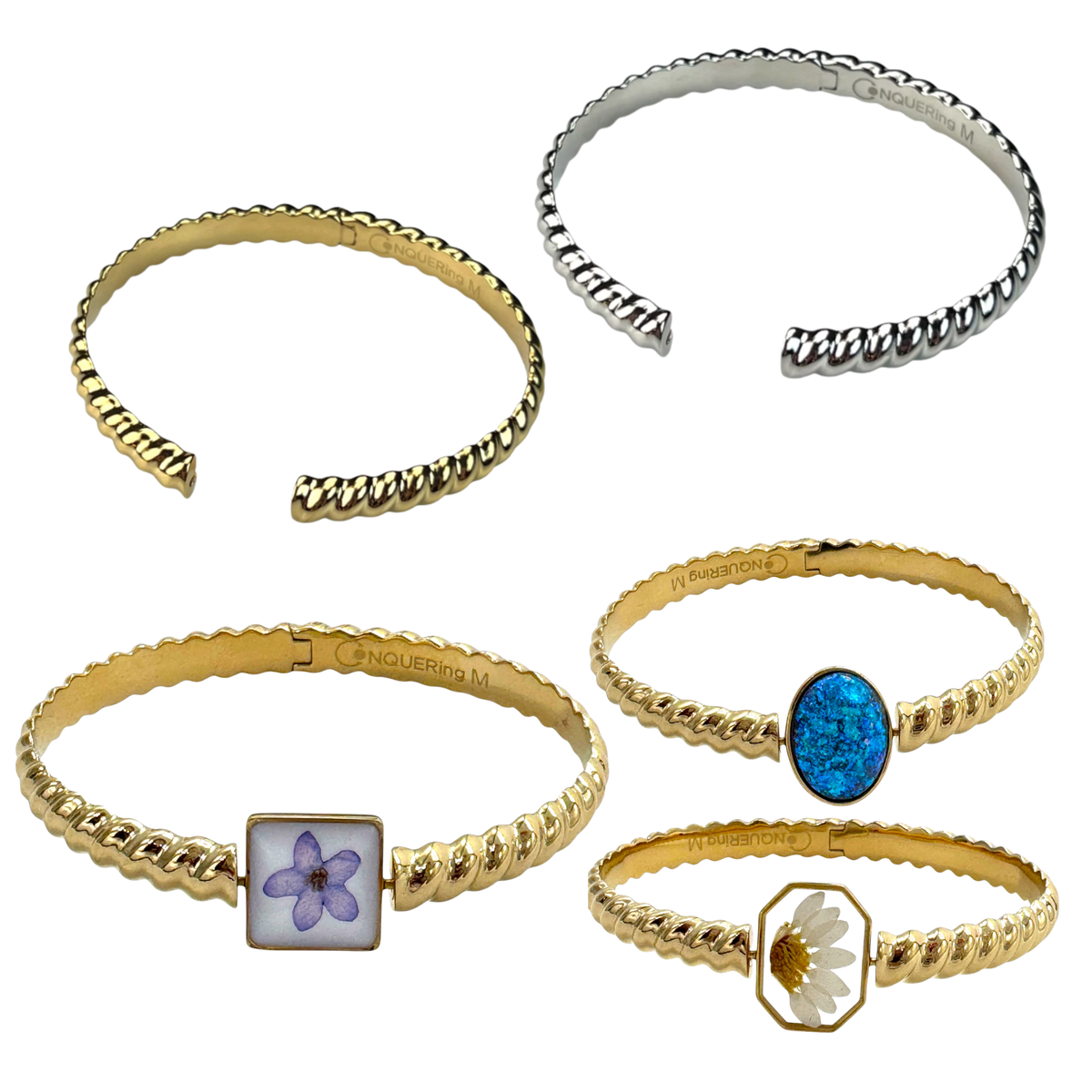 Willow Twist CONQUERing Bangle Bracelet Jewelry Base