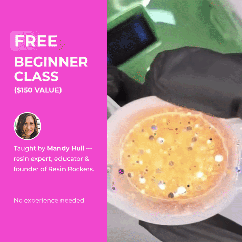 UV Resin Beginner's Kit — Everything You Need to Start Crafting + Free Class ($150 Value)