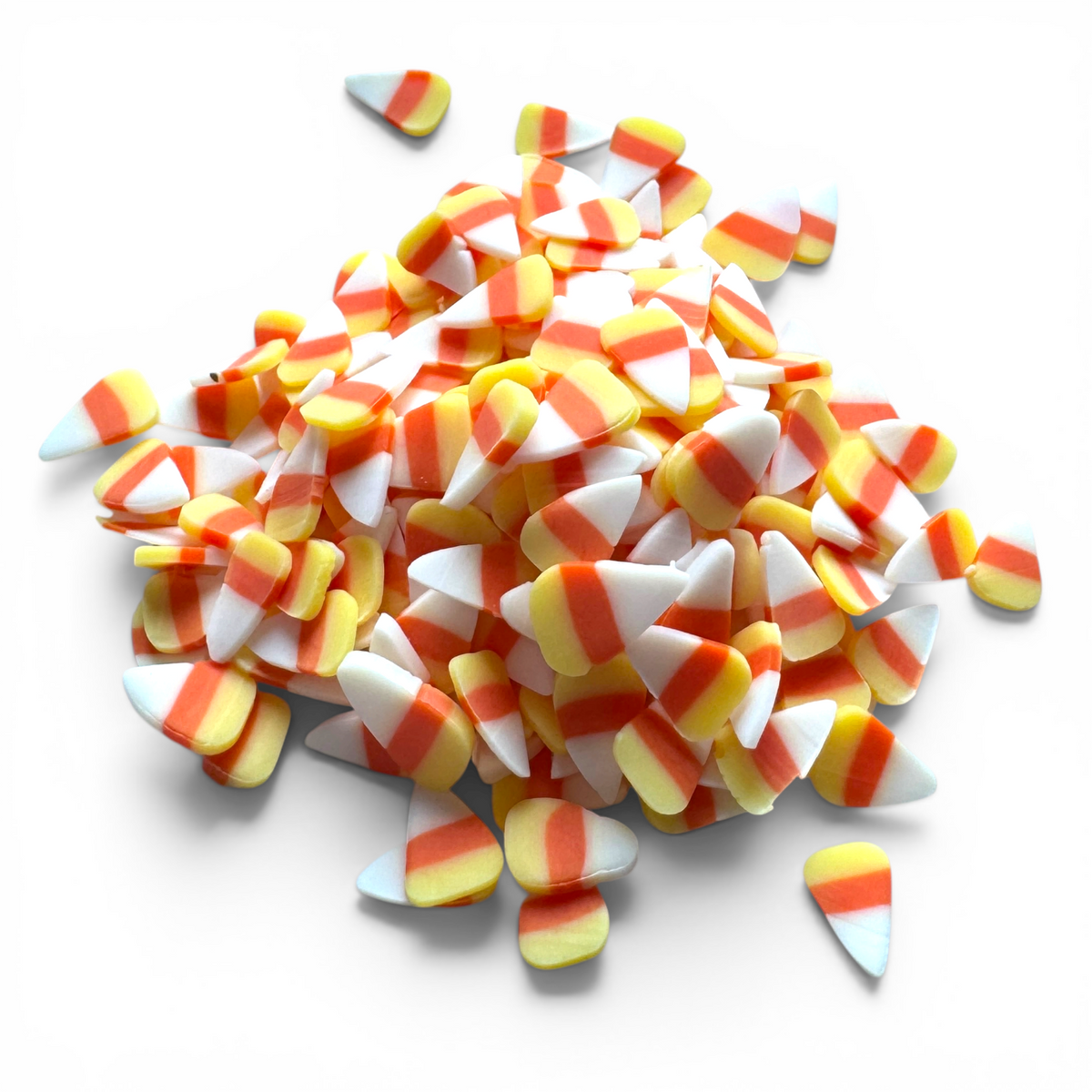 Candy Corn Mix Polymer Clay Pieces