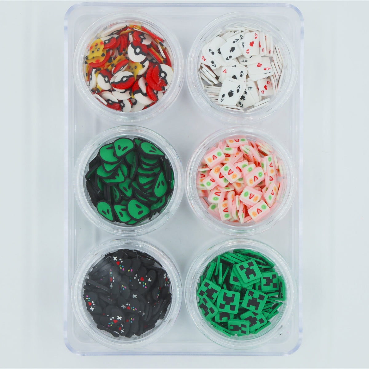 Game On Combo Set of Polymer Clay Pieces