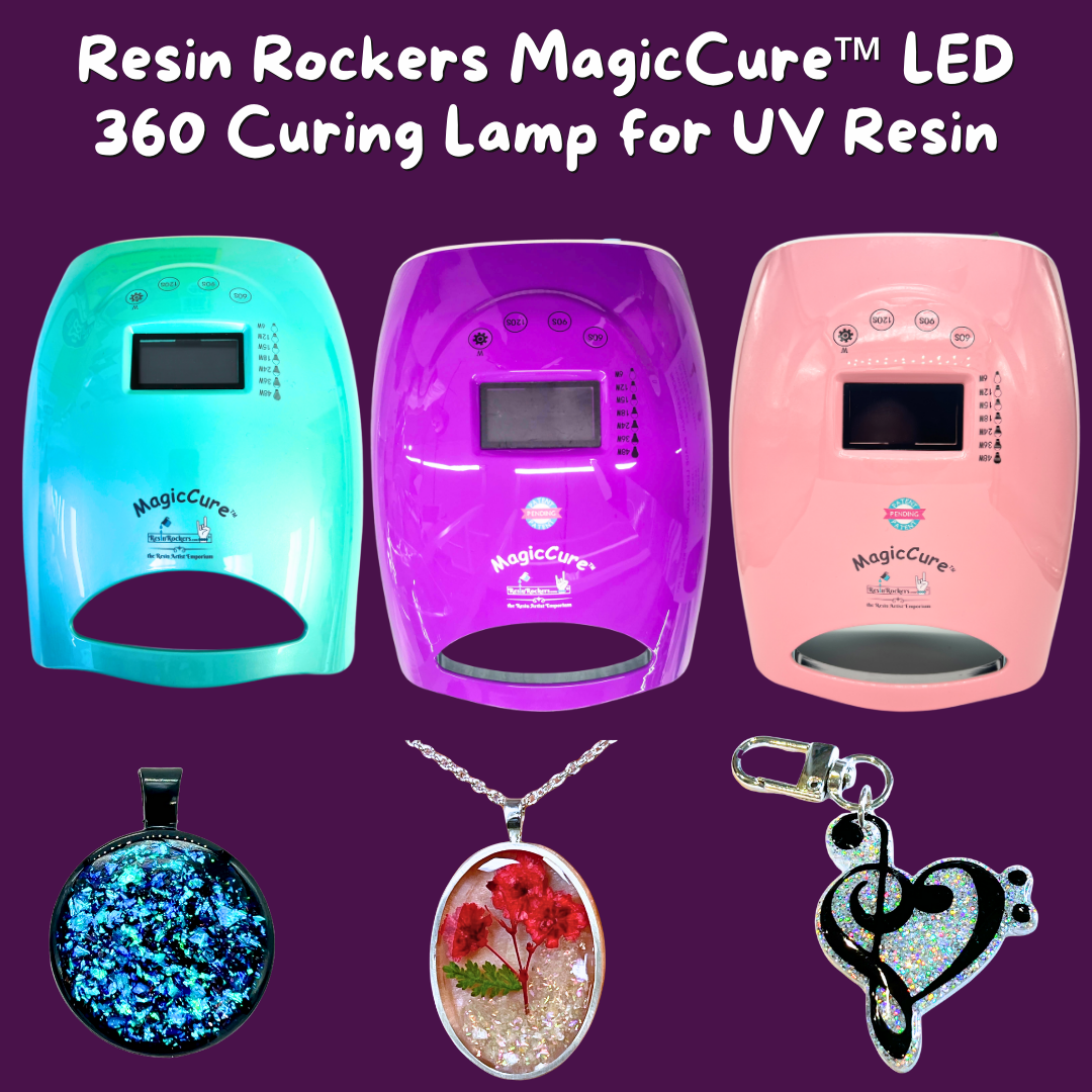 Limited Edition Punk Purple Resin Rockers MagicCure™️ LED 360