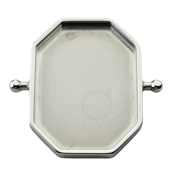 CONQUERing Octangle Element DIY Bezel Jewelry Blank - Resin Rockers