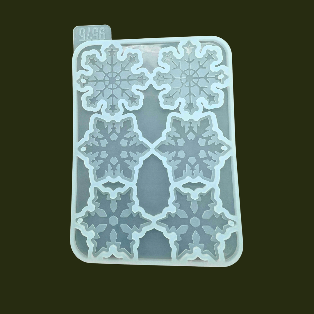 3 Set Snowflake Earring Mold