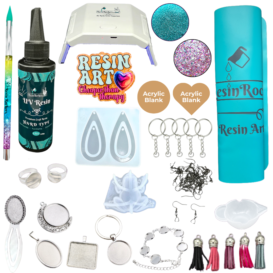 UV Resin Beginner&#39;s Class Kit - Virtual Class on 3/20/25