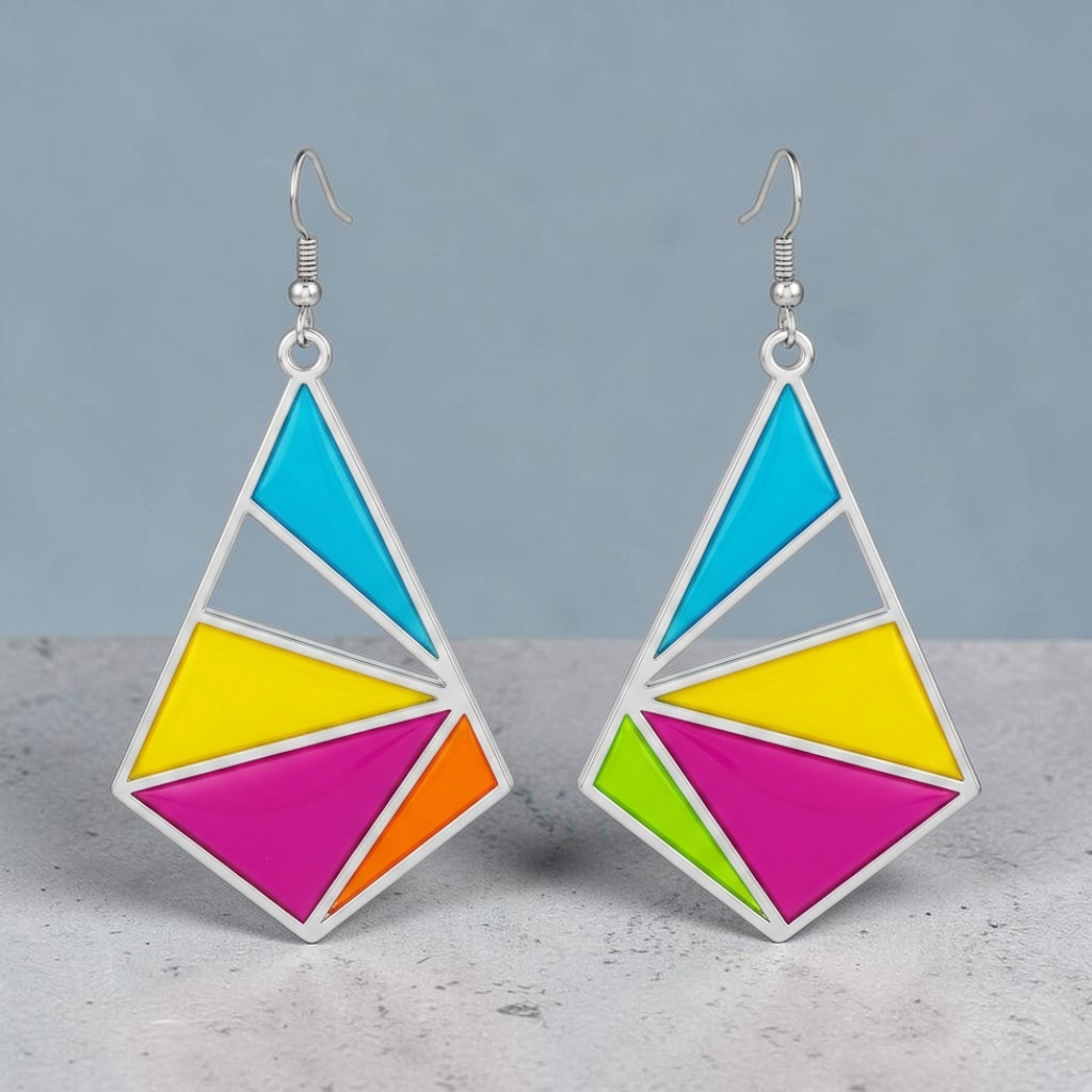 Geometric Shape Open Back Bezel Blank - 10 Pc