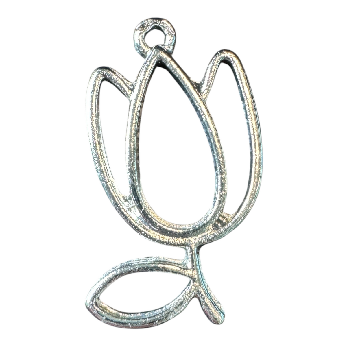 Mini Tulips Open Back Bezel Blank - 10 Pc