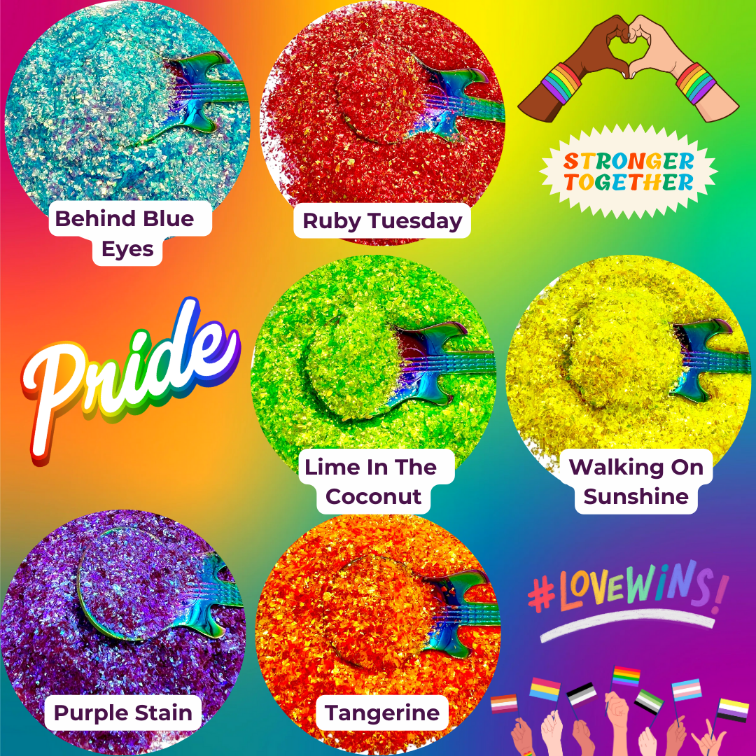 Pride Month Super Shift Shatter Glitter Series Pixie for Poxy Bundle