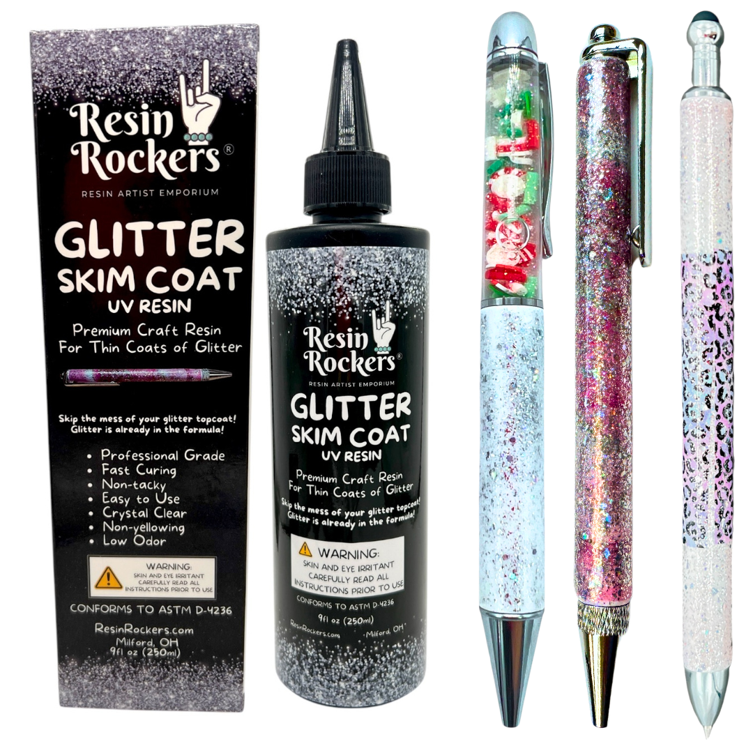 Glitter Skim Coat Formula for Pens Hard Type Ultra Fast Curing™️