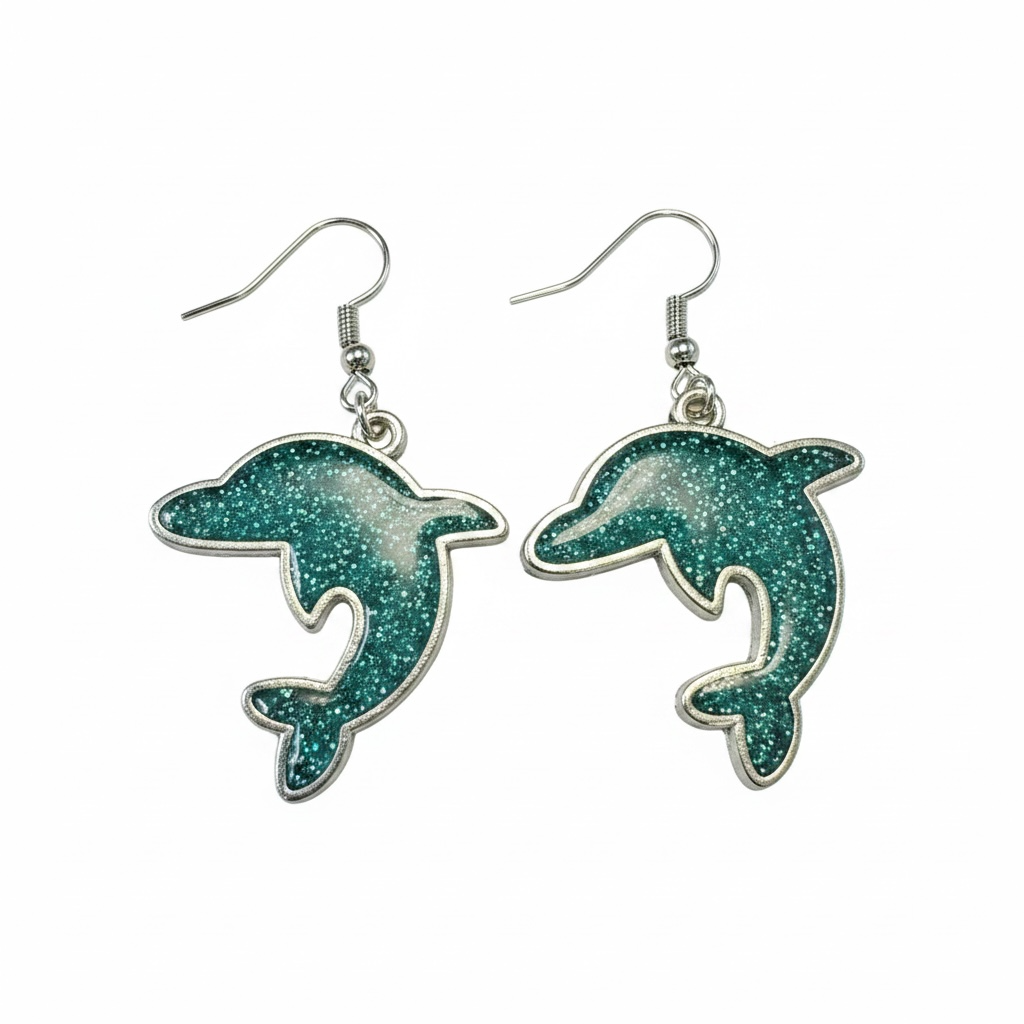 Dolphin Open Back Bezel Blank - 10 Pc