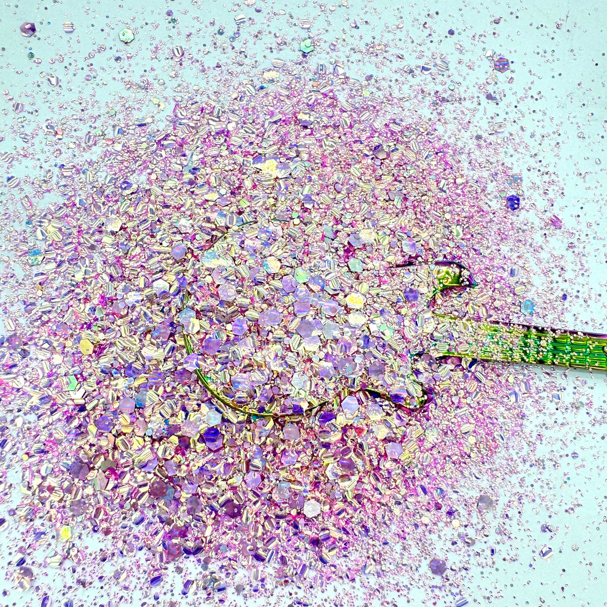 Calm Down Selena Series Dragon Bubble Chunky Glitter