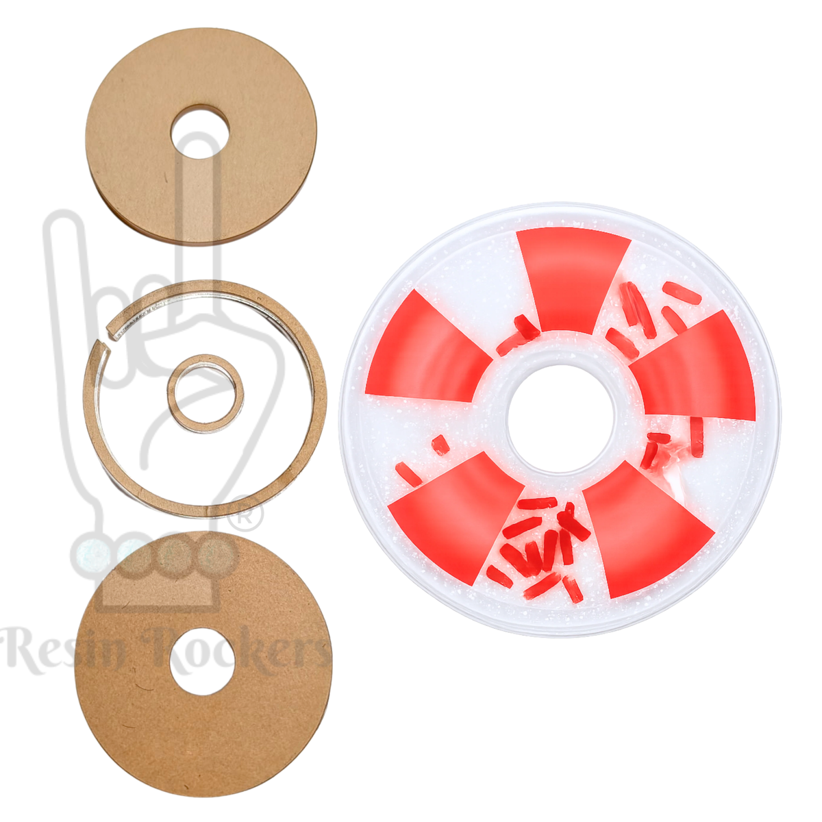 Life Preserver Snow Globe Shaker Blank Kit
