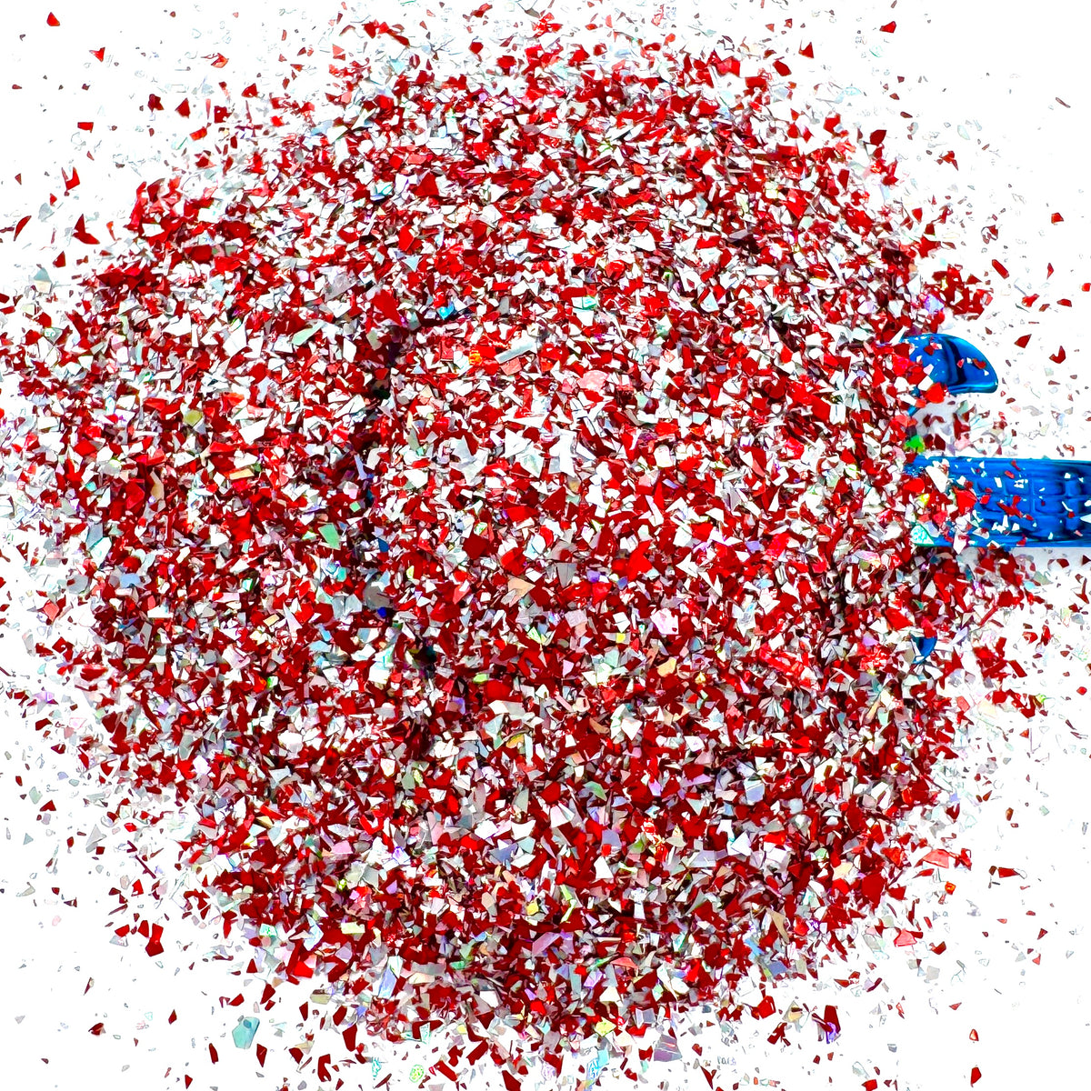 Candy Cane Kisses Chunky Shard Cut Glitter Mix