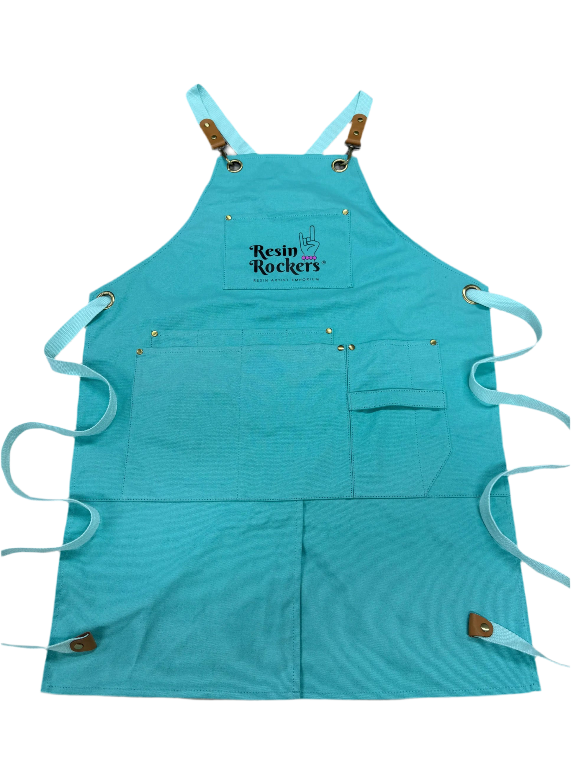 Heavy Duty Canvas Apron with Pockets and Patch