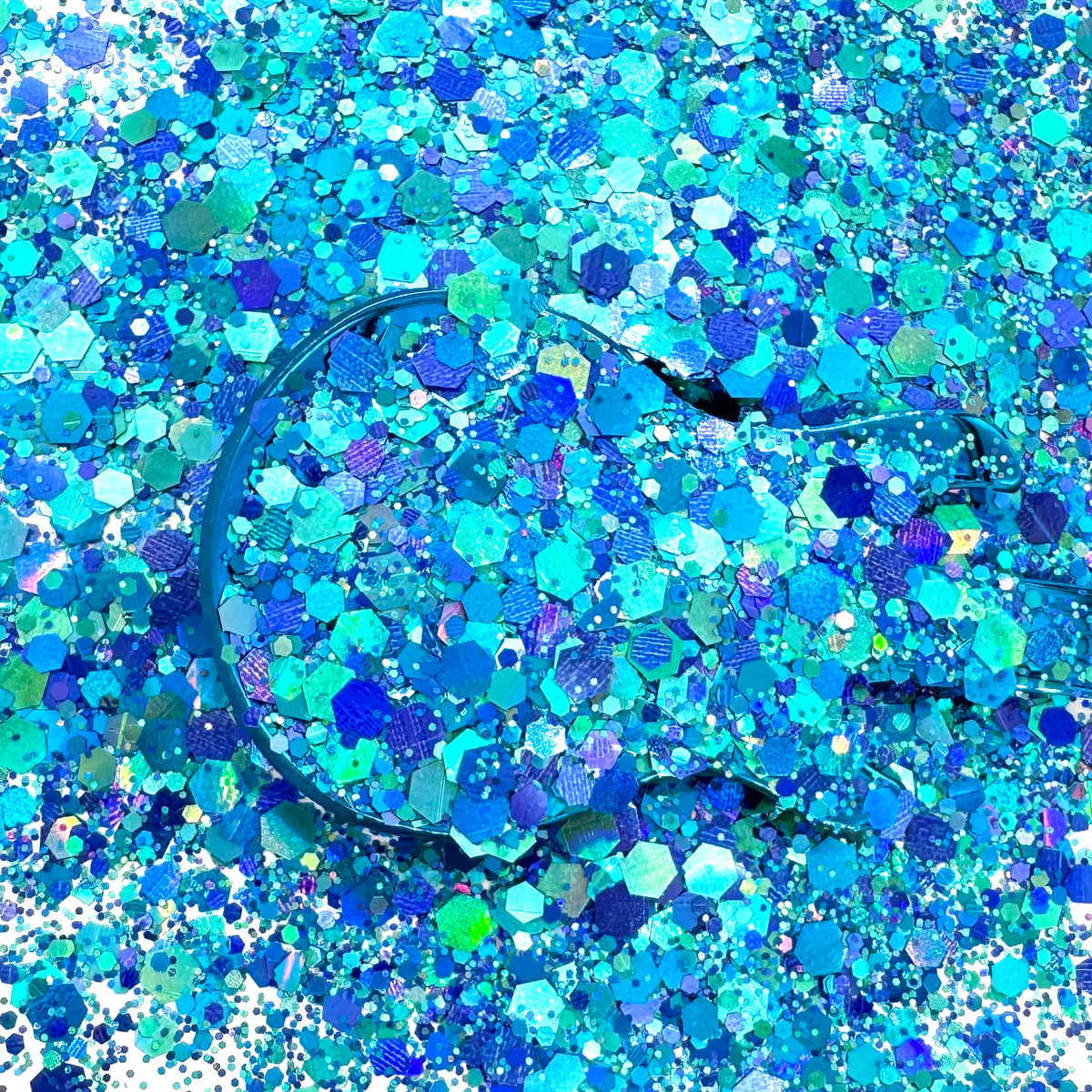 The Blues Holographic Chunky Glitter Mix
