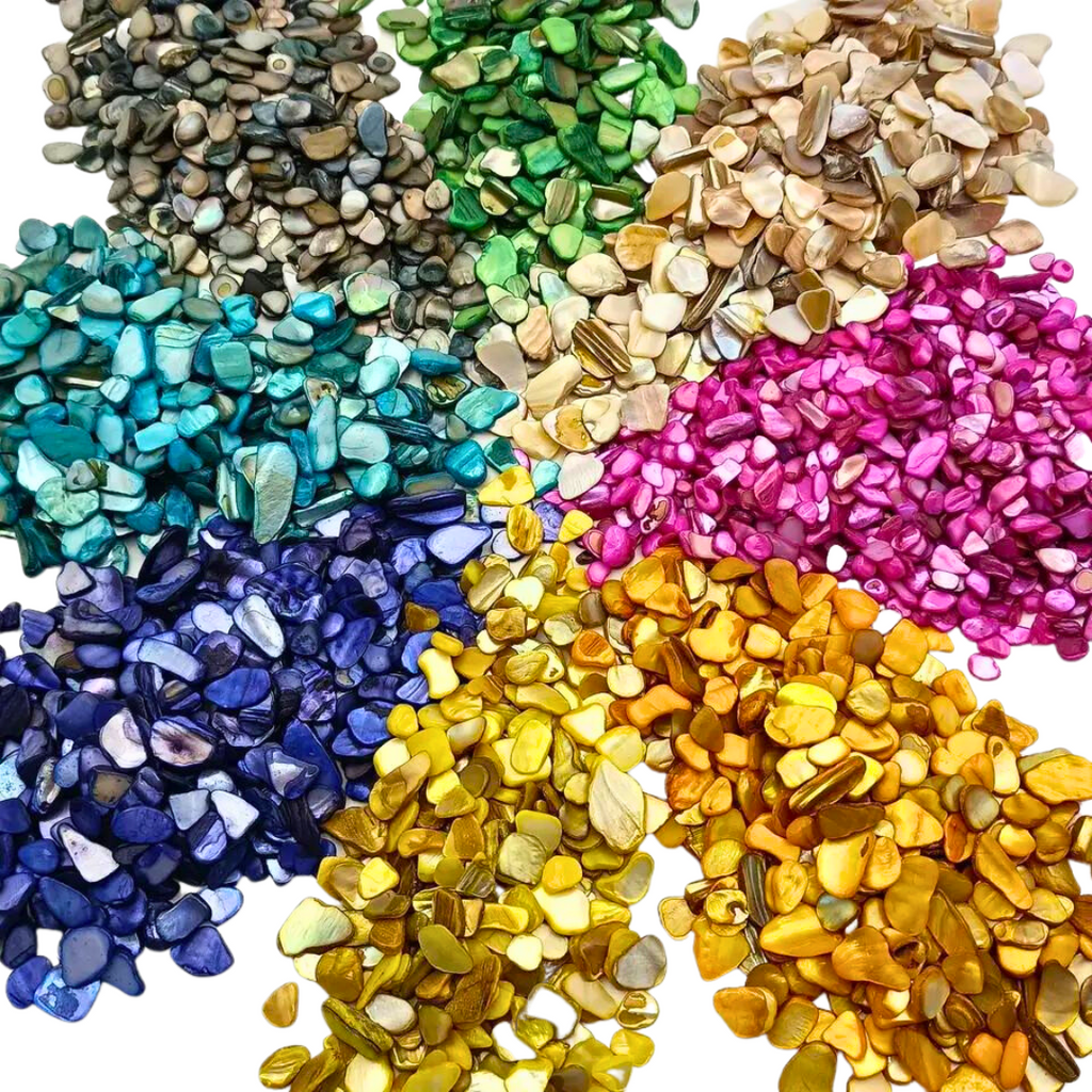 Multi-colored Crushed Glass for UV and Epoxy Resin Art