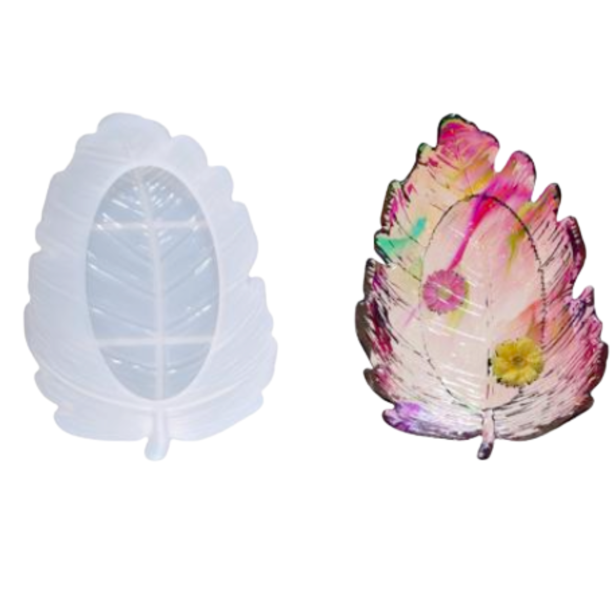 Leaf Tray Trinket Plate or Soap Dish Molds - Choose from 3 Types