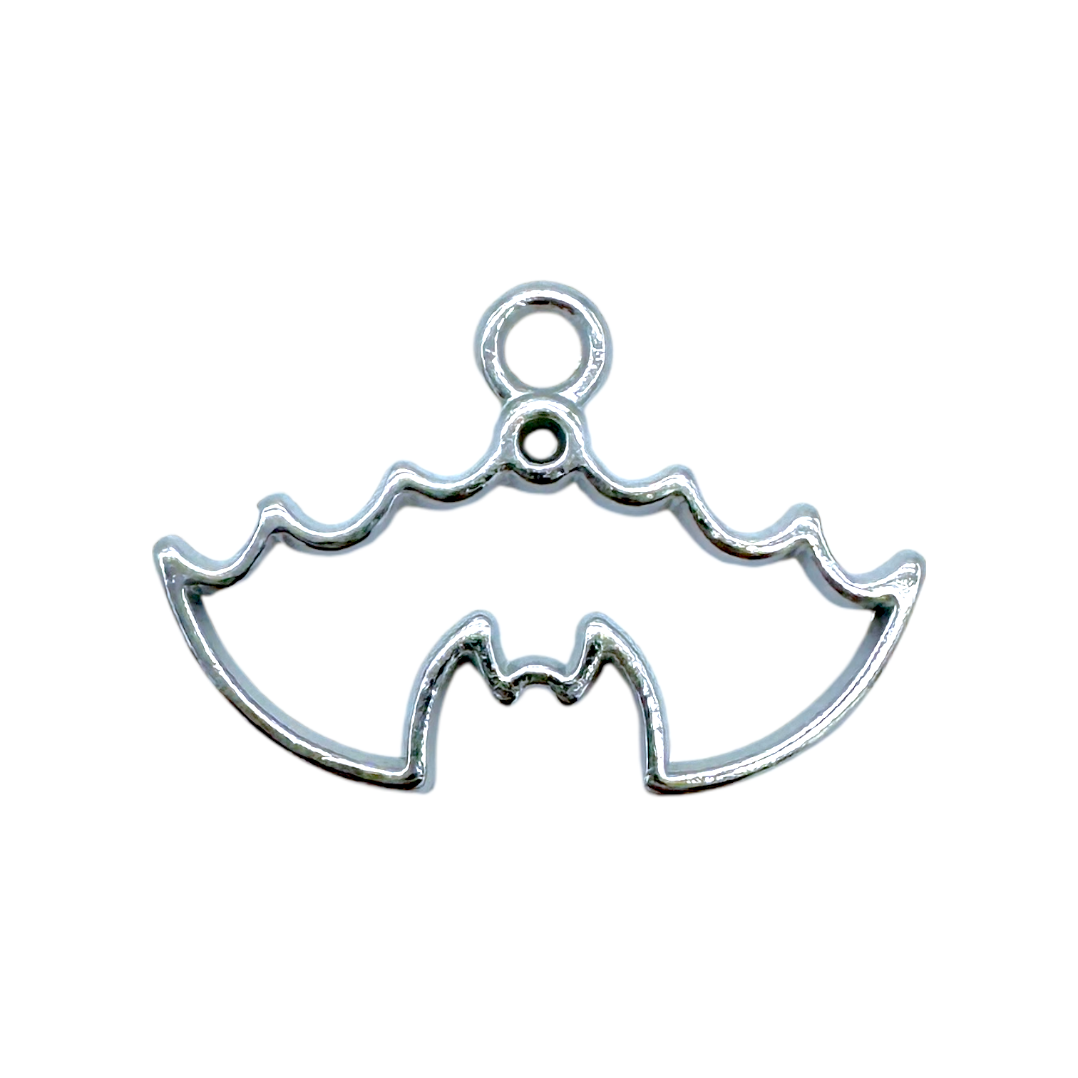10-Pack of Bat Open Back Pendant or Earring Bezel Blanks