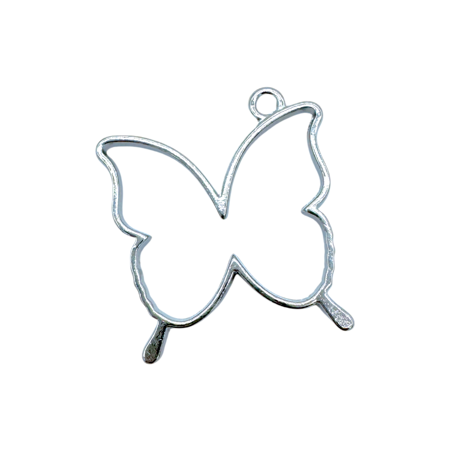 10-Pack of Butterfly Open Back Pendant or Earring Bezel Blanks