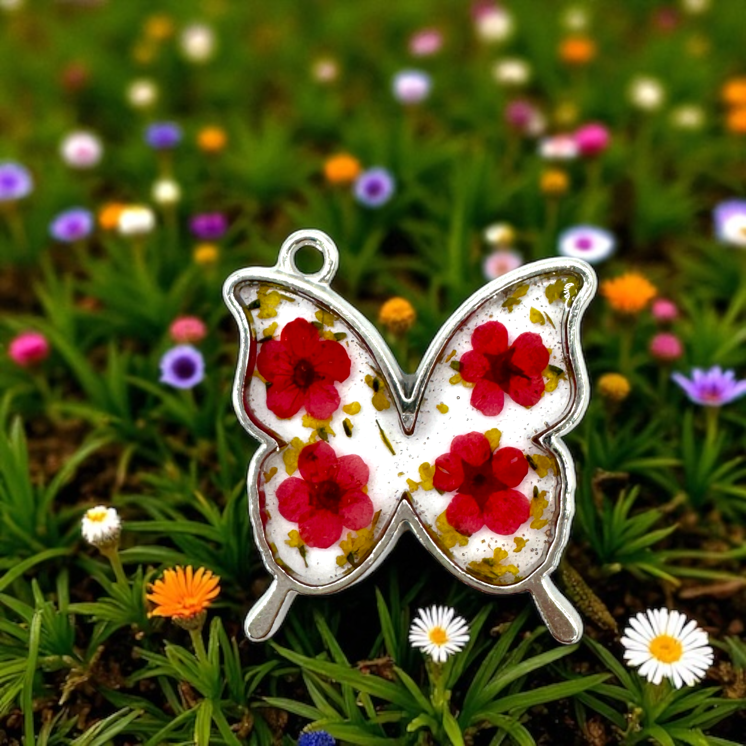 10-Pack of Butterfly Open Back Pendant or Earring Bezel Blanks