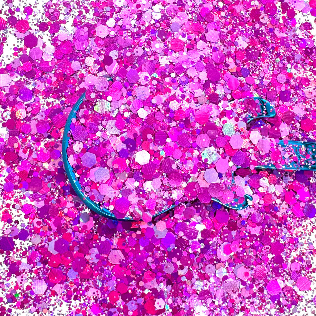 Homewrecker Pink Holographic Chunky Glitter Mix