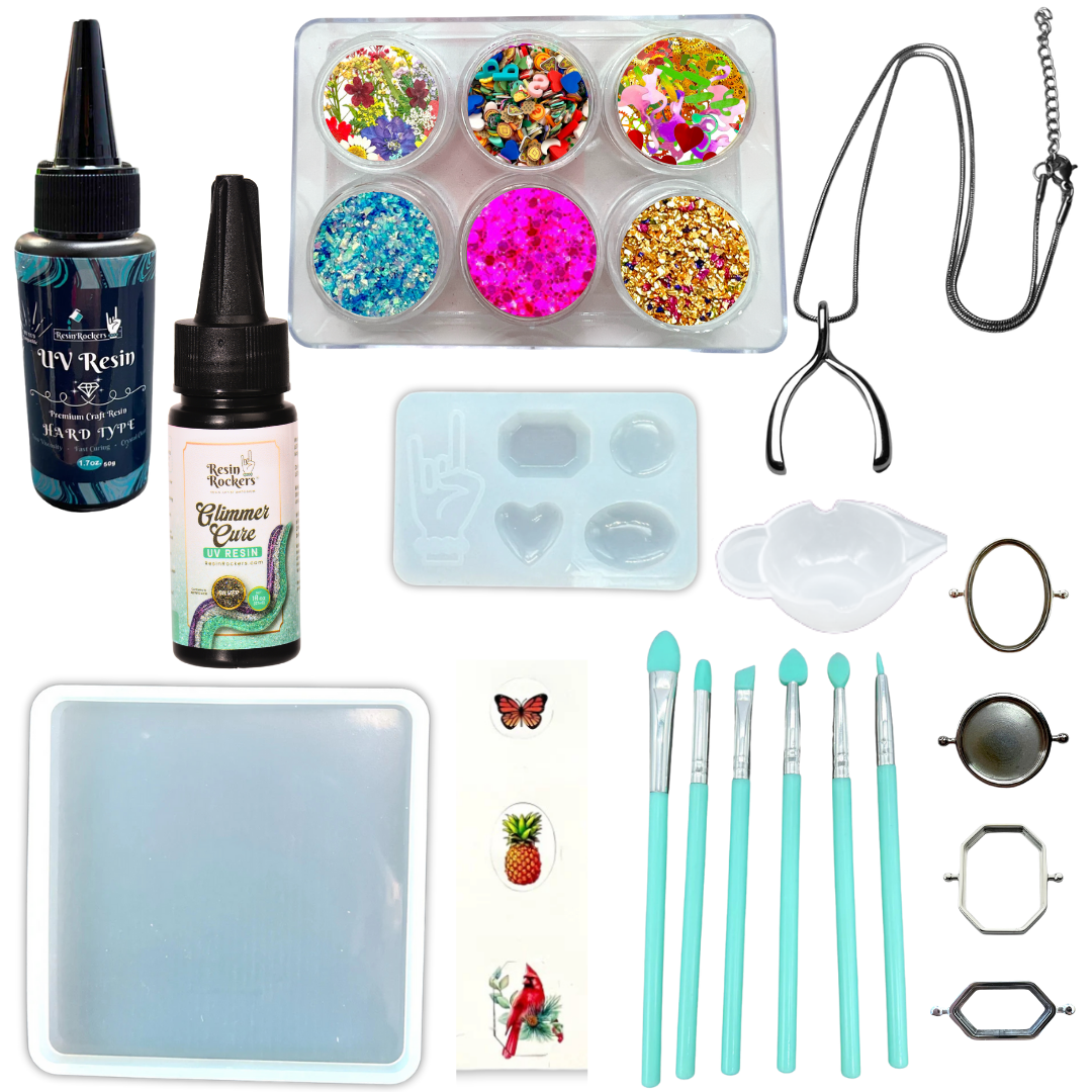 CONQUERing UV Resin Jewelry Class Kit - Virtual Class on 2/20/25