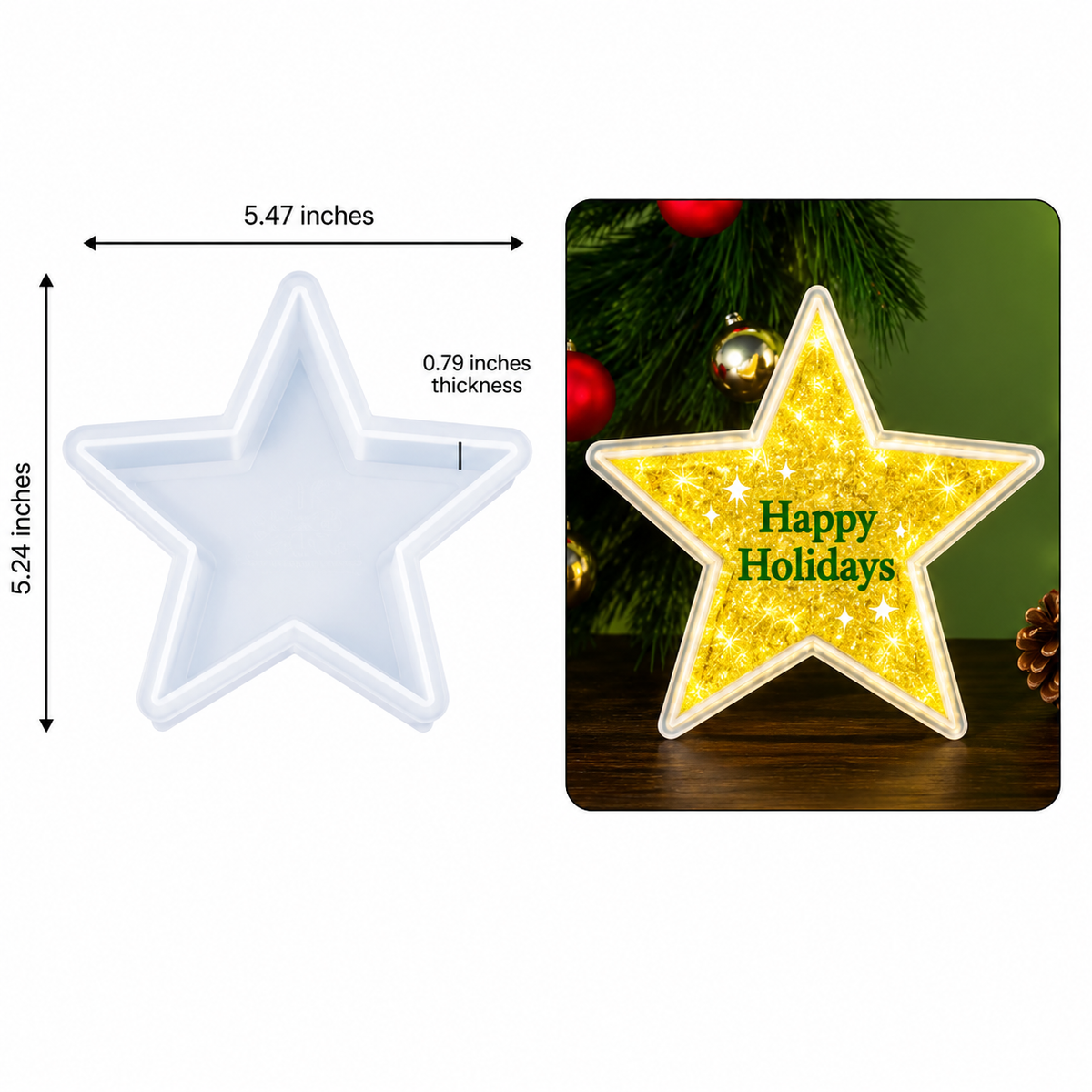 Standing Star Deep Mold