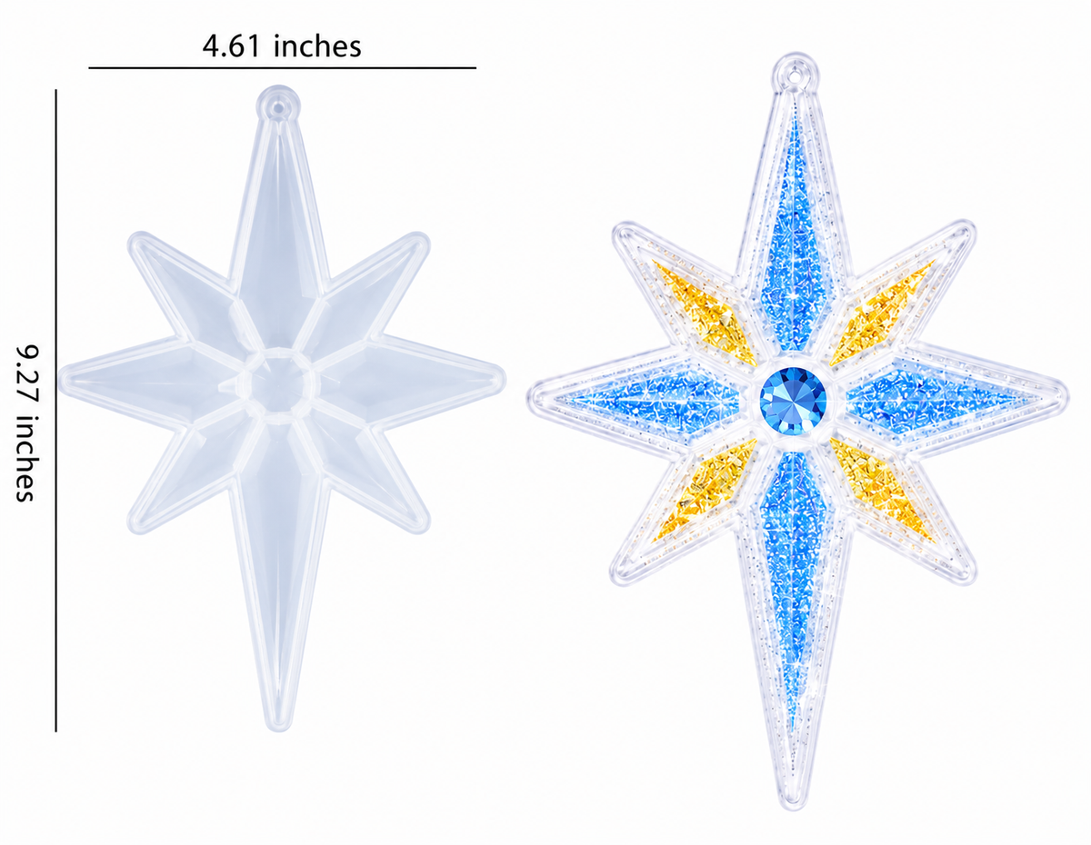 Large North Star Mold