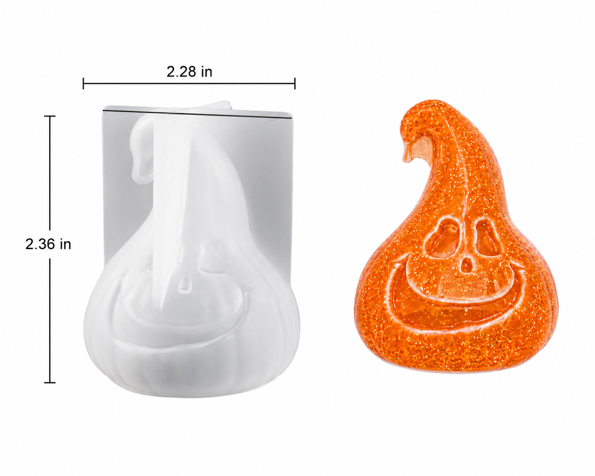 3D Spooky Gourd Silicone Mold
