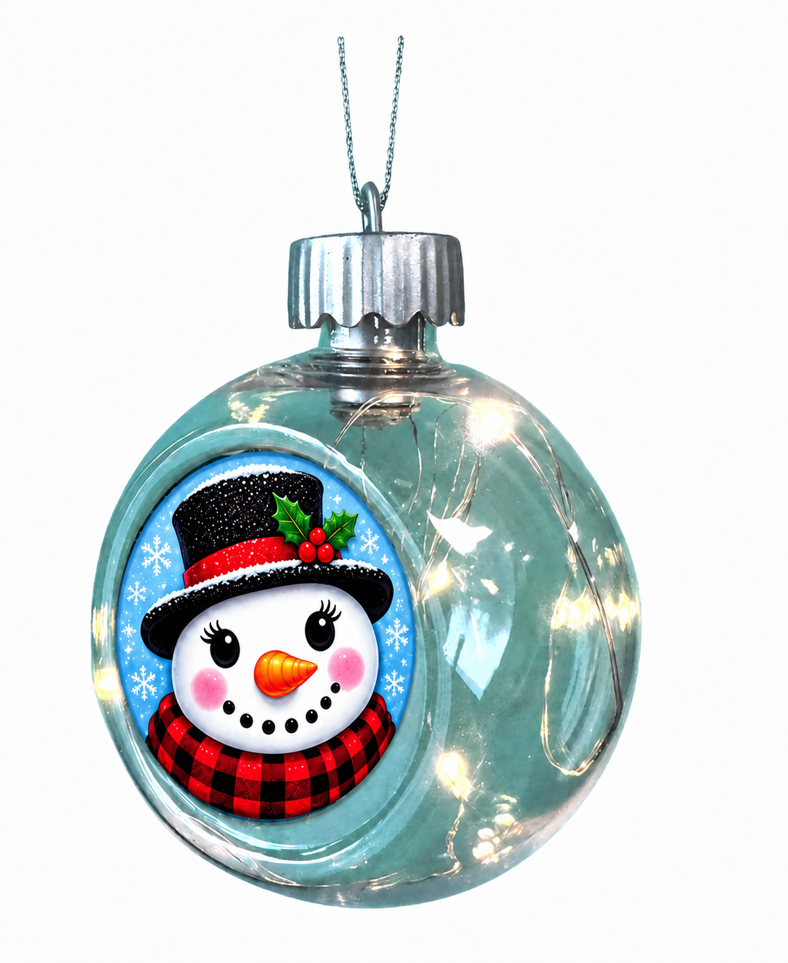 DIY LED Light-Up Holiday Ornament Mini Kit with Epoxy and Decals (Pack of 10 Ornaments)
