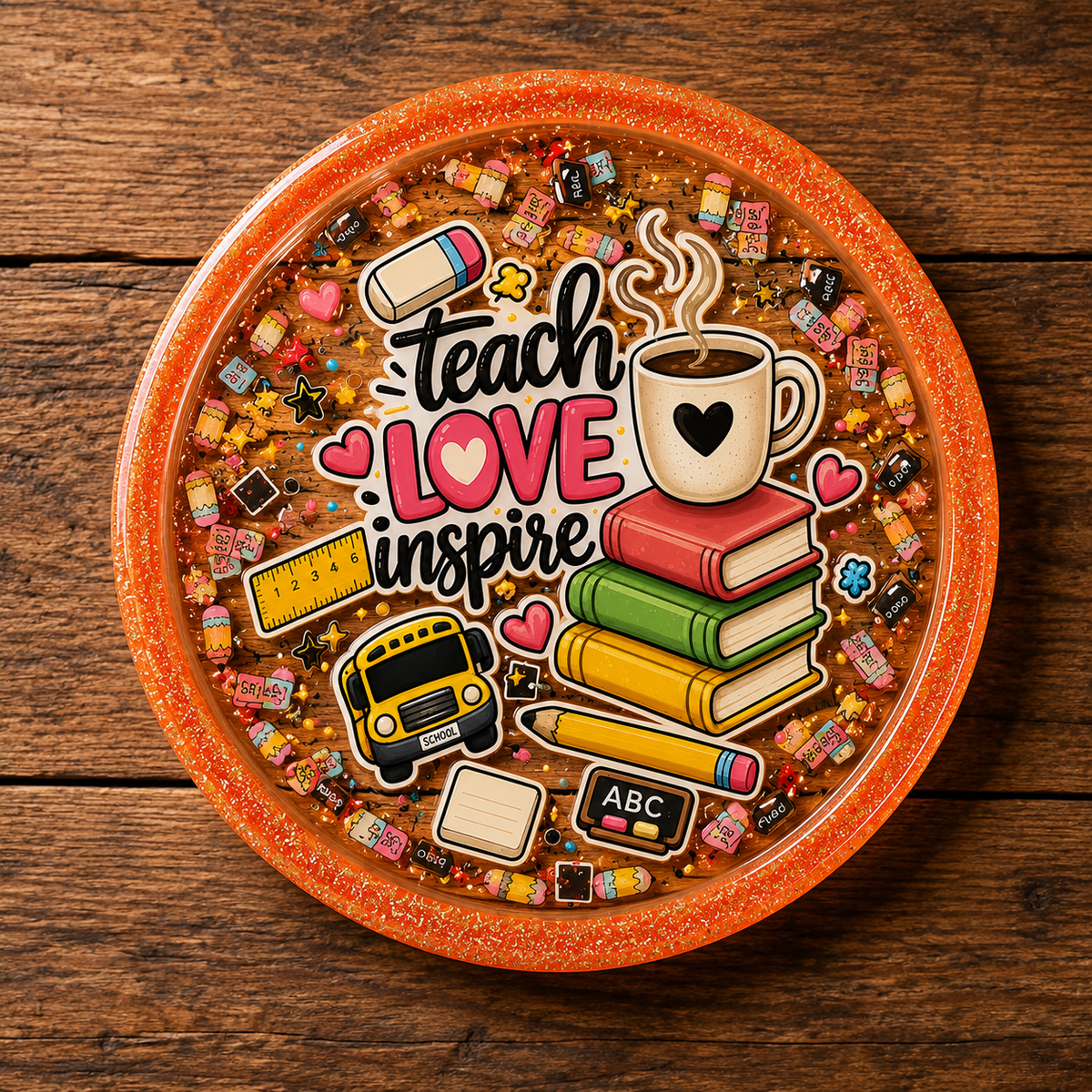 Epoxy Mini Kit: Back To School Shaker Coaster Edition