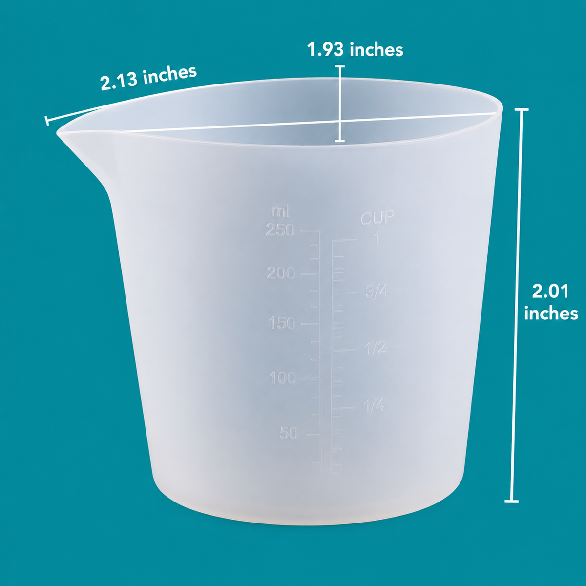 Silicone Reusable Mini Cup 50ml - Great for UV!