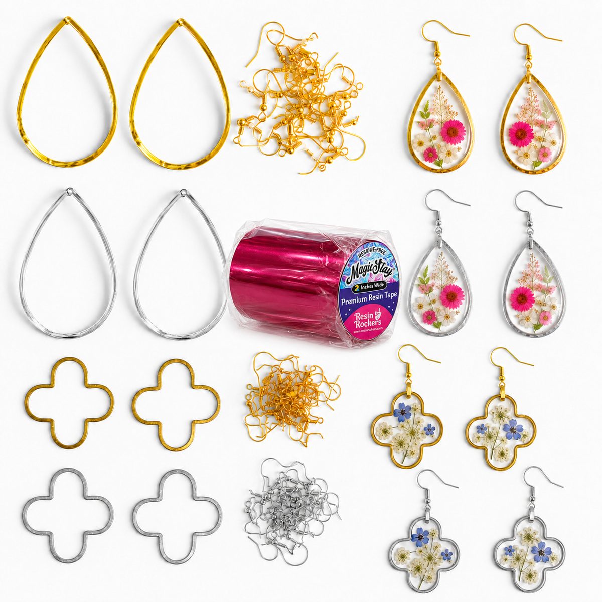 Easy Earring Creation Kit with MagicStay Tape