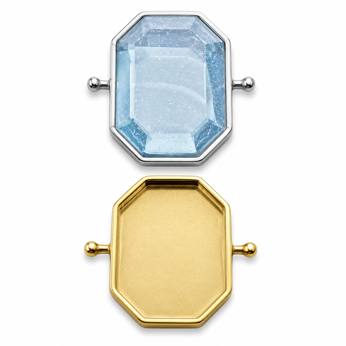 CONQUERing Octangle Element DIY Bezel Jewelry Blank