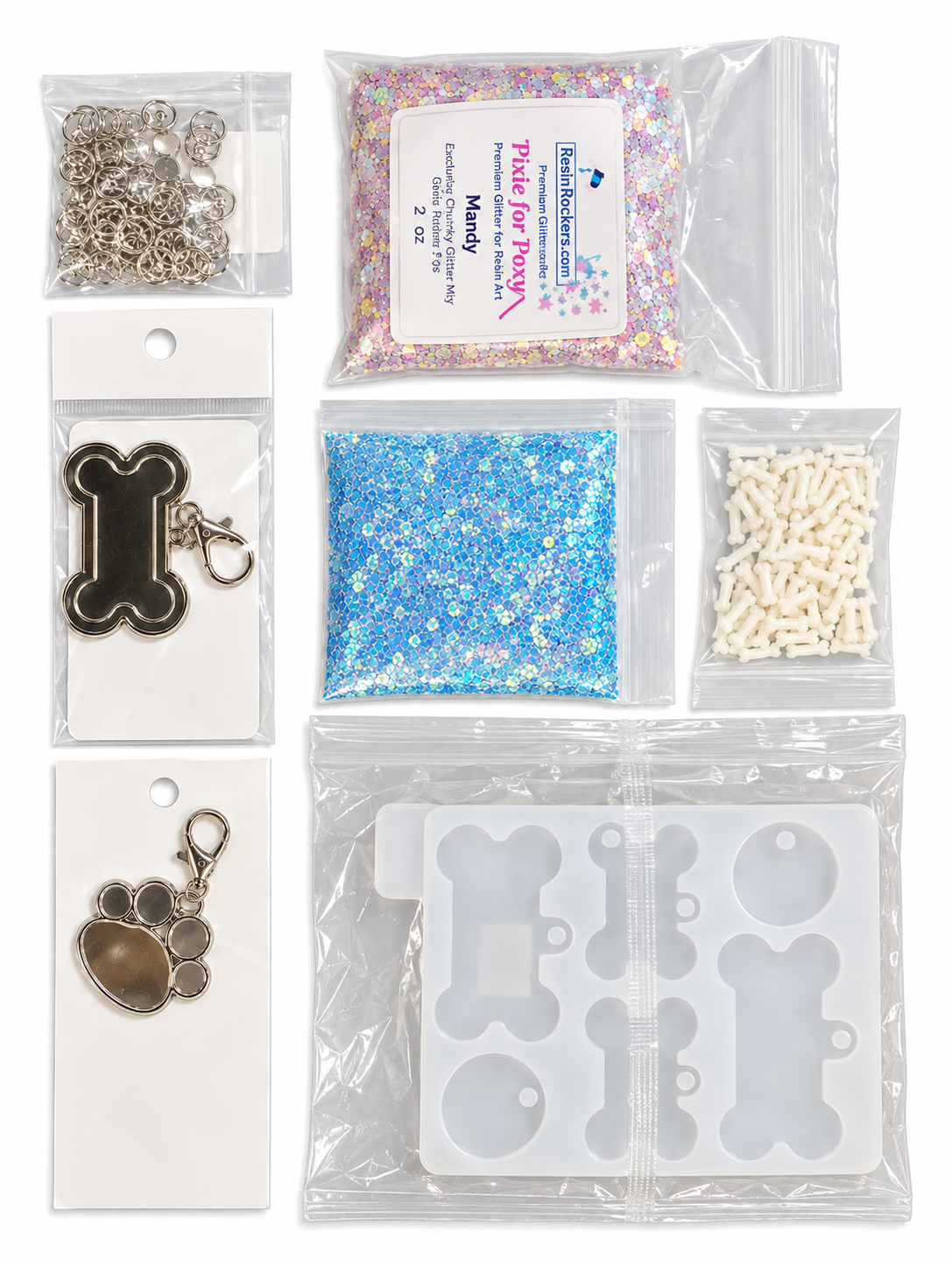 UV Resin Mini Kit: Dog & Cat Tag Edition