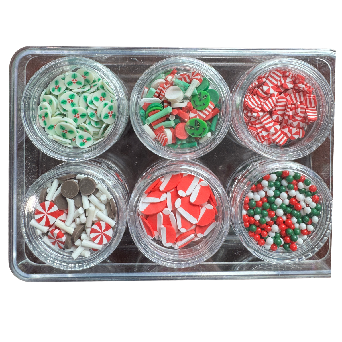 Christmas Is Coming Sooner Than You Think Combo Set of Polymer Clay Pieces